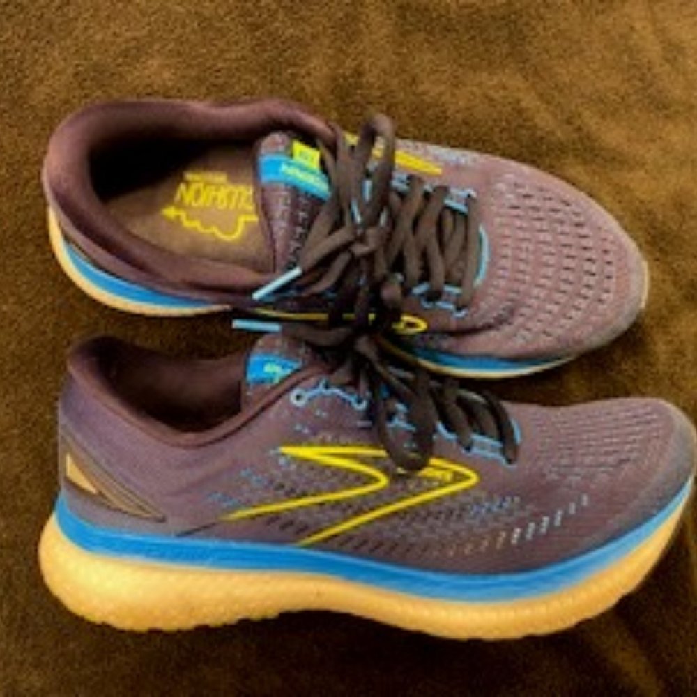 Navy Blue Brooks Running Shoes